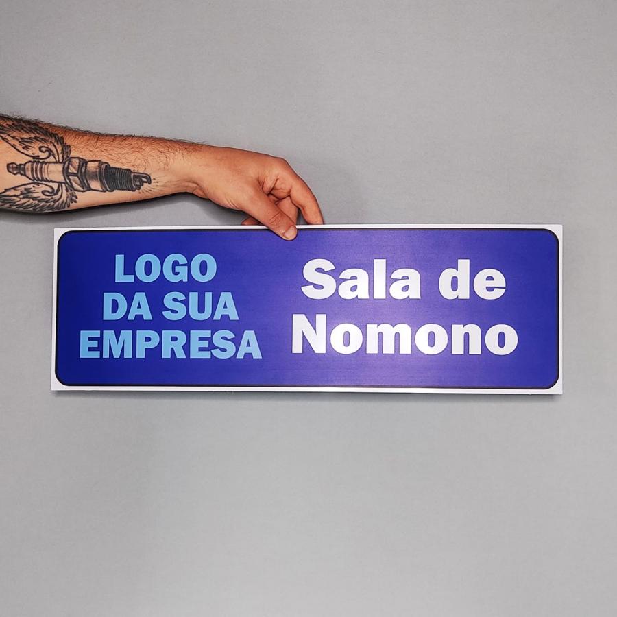 Placa 60x20cm  Personalizável